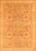 Abstract Orange Modern Rug, abs1462org