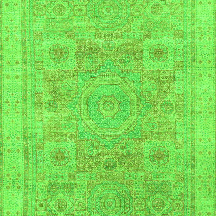 Abstract Green Modern Rug, abs1462grn