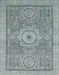 Abstract Blue Modern Rug, abs1463