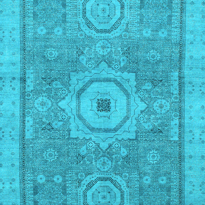 Machine Washable Abstract Light Blue Modern Rug, wshabs1463lblu