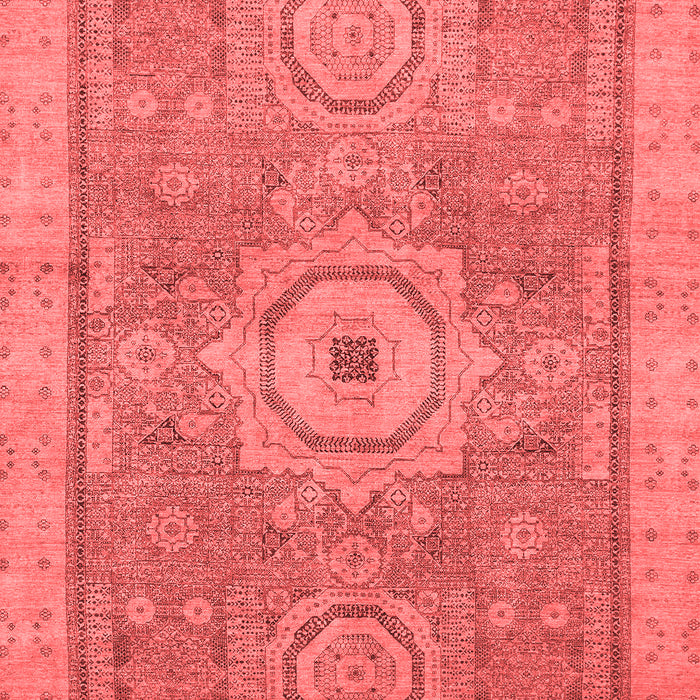 Machine Washable Abstract Red Modern Rug, wshabs1463red