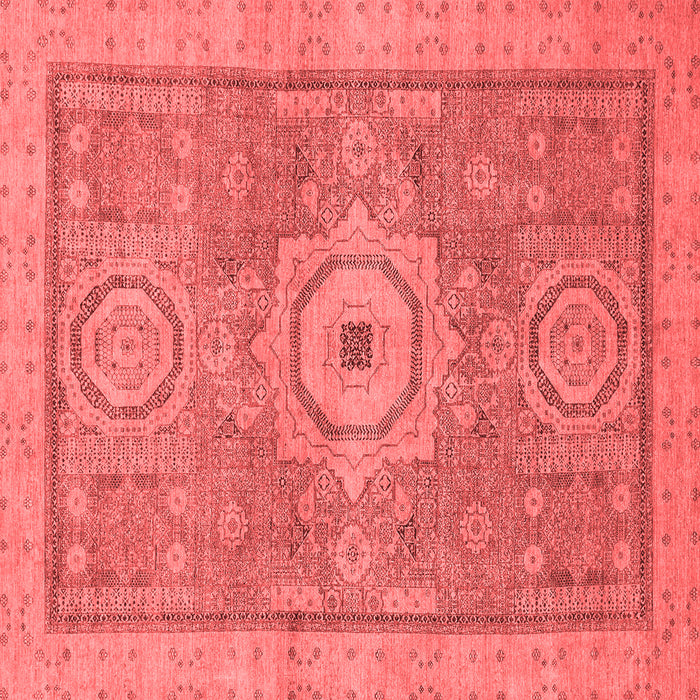 Machine Washable Abstract Red Modern Rug, wshabs1463red