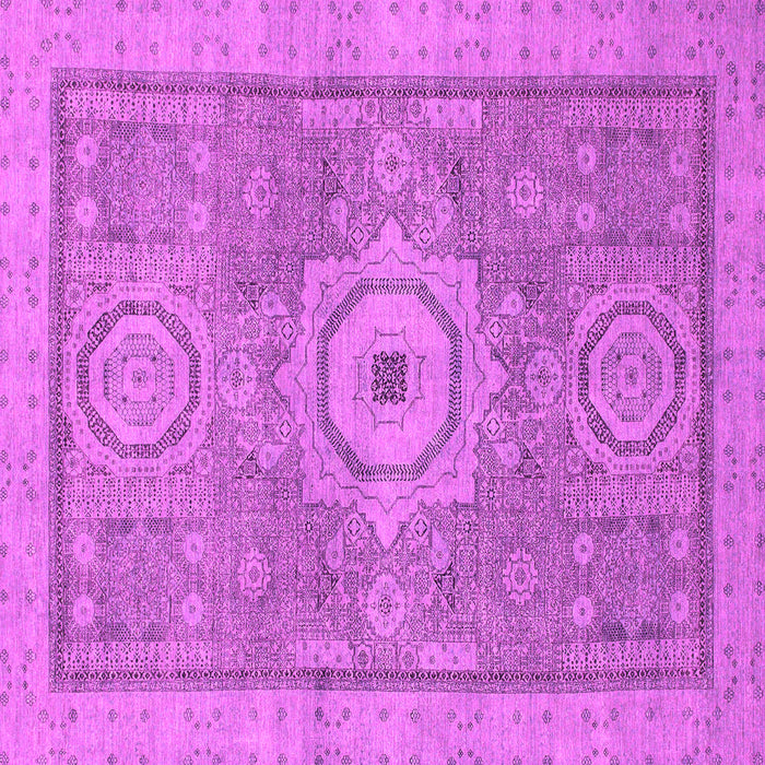 Square Abstract Pink Modern Rug, abs1463pnk