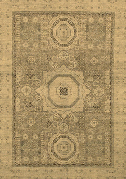 Abstract Brown Modern Rug, abs1463brn