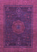 Abstract Purple Modern Rug, abs1464pur