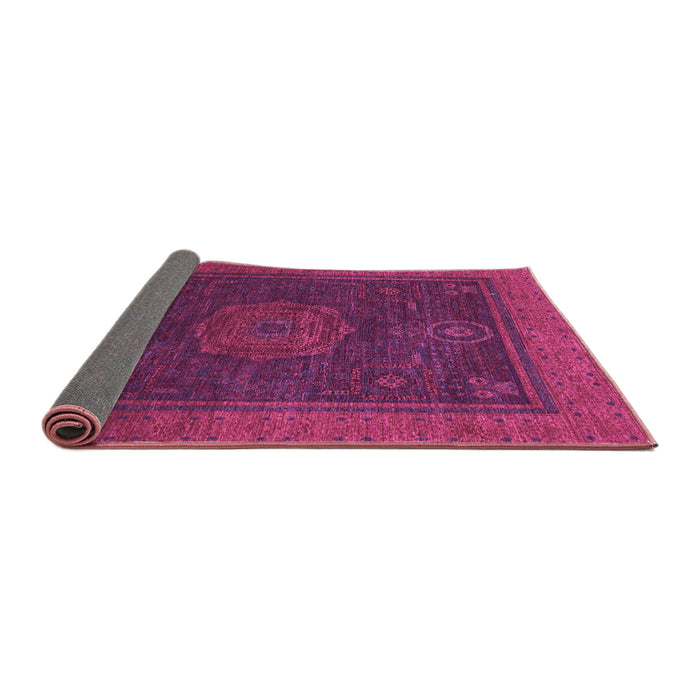 Sideview of Abstract Pink Modern Rug, abs1464pnk
