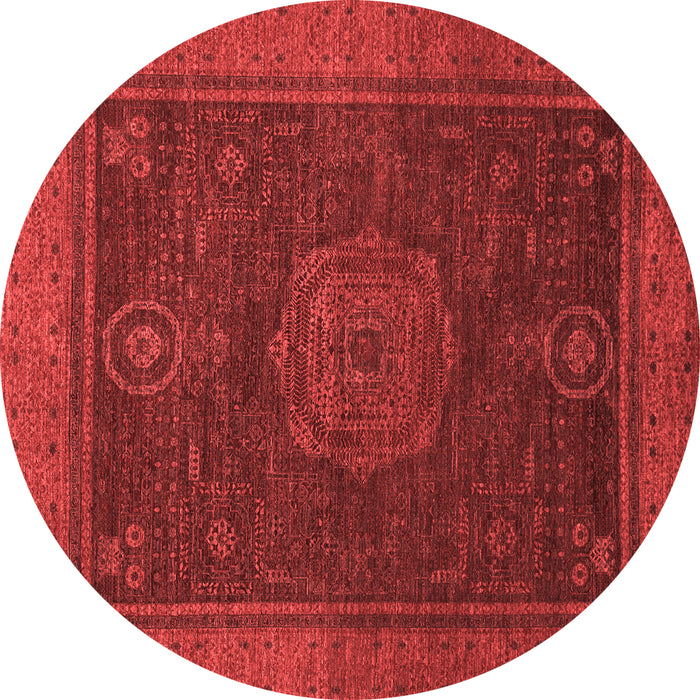 Abstract Red Modern Rug, abs1464red
