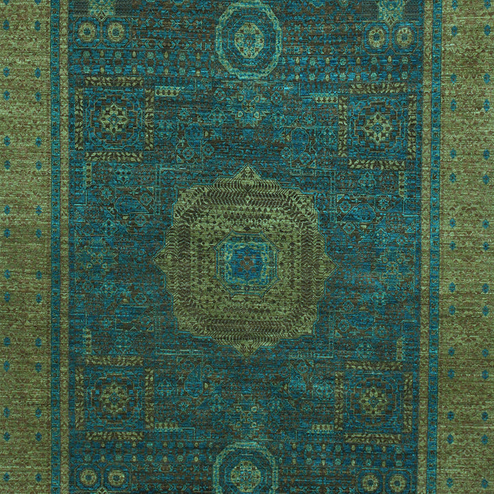 Machine Washable Abstract Light Blue Modern Rug, wshabs1464lblu