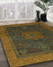 Machine Washable Abstract Sepia Brown Rug in a Family Room, wshabs1464