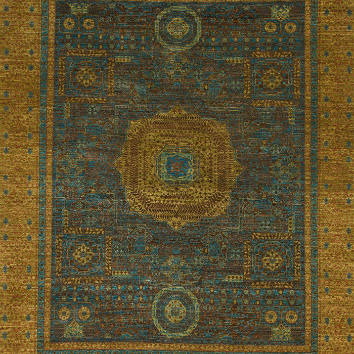 Machine Washable Abstract Sepia Brown Rug, wshabs1464