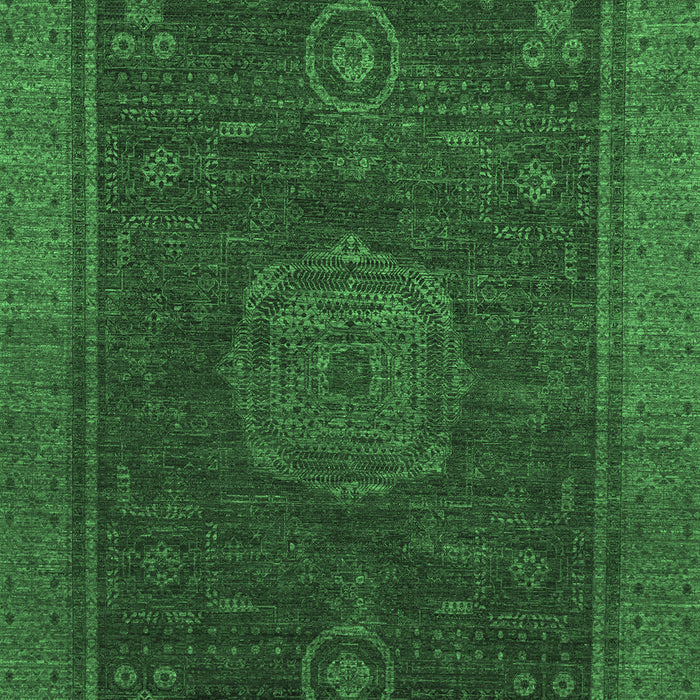Abstract Emerald Green Modern Rug, abs1464emgrn