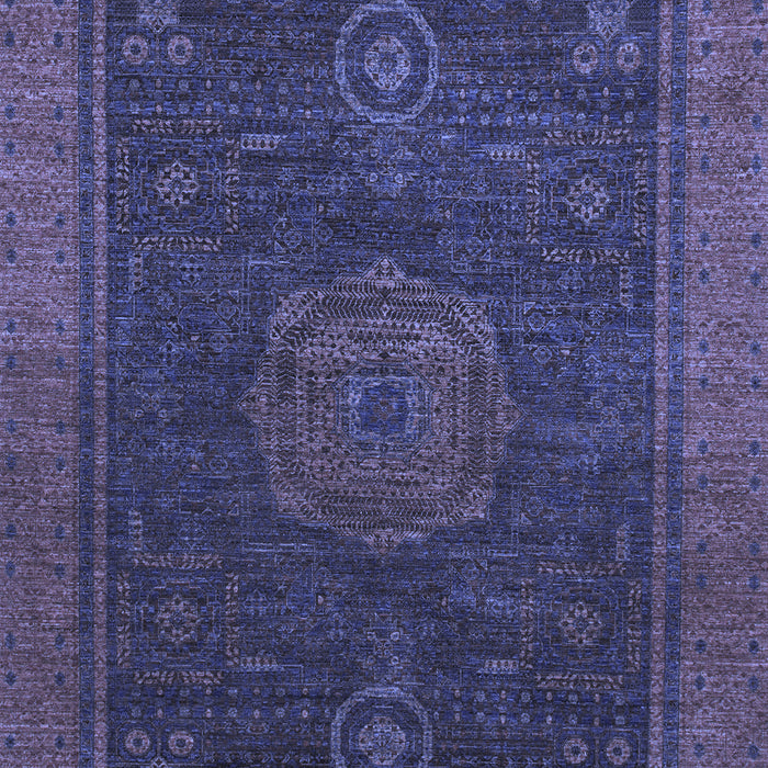 Abstract Blue Modern Rug, abs1464blu