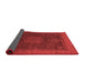 Abstract Red Modern Area Rugs