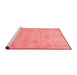 Modern Red Washable Rugs