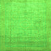 Square Abstract Green Modern Rug, abs1465grn