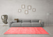 Modern Red Washable Rugs