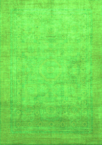 Abstract Green Modern Rug, abs1465grn