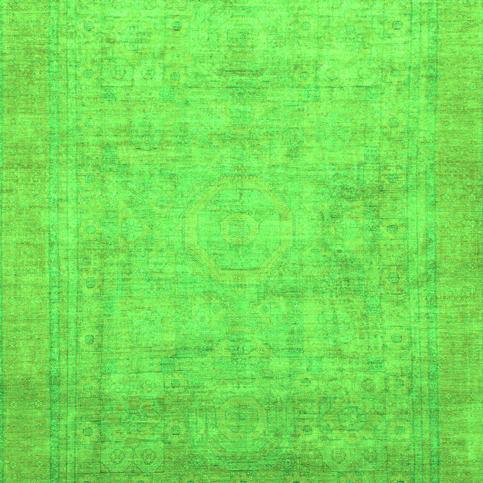 Abstract Green Modern Rug, abs1465grn