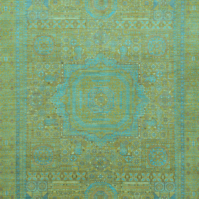 Abstract Light Blue Modern Rug, abs1466lblu