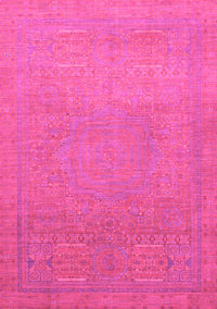 Abstract Pink Modern Rug, abs1466pnk