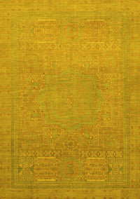 Abstract Yellow Modern Rug, abs1466yw