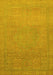 Abstract Yellow Modern Rug, abs1466yw