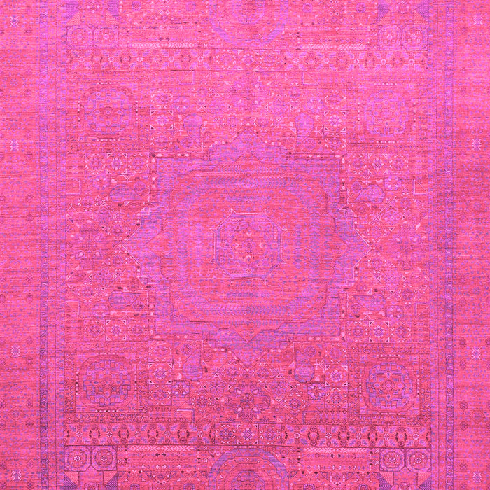 Machine Washable Abstract Pink Modern Rug, wshabs1466pnk