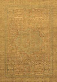 Abstract Brown Modern Rug, abs1466brn