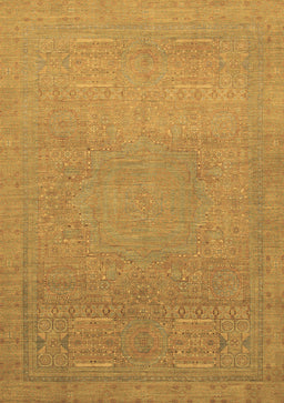 Abstract Brown Modern Rug, abs1466brn