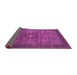 Sideview of Abstract Pink Modern Rug, abs1467pnk