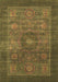 Abstract Brown Modern Rug, abs1467brn