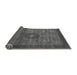 Sideview of Abstract Gray Modern Rug, abs1467gry