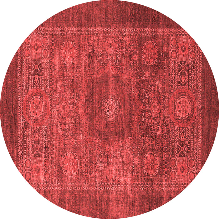 Machine Washable Abstract Red Modern Rug, wshabs1467red