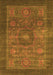 Abstract Orange Modern Rug, abs1467org