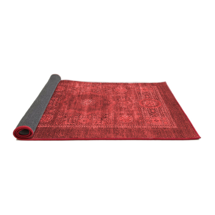 Abstract Red Modern Area Rugs