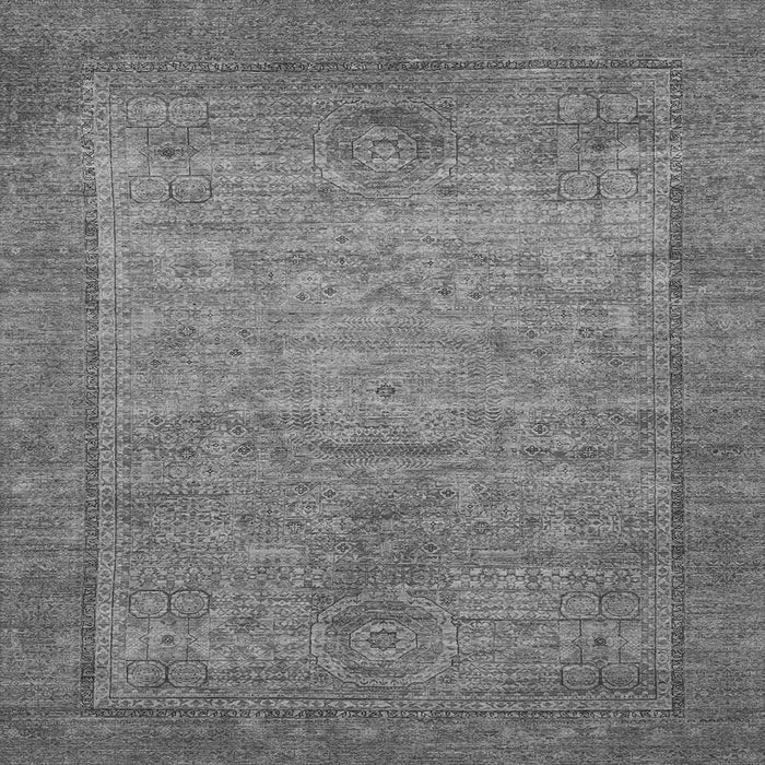 Square Oriental Gray Modern Rug, abs1468gry