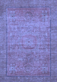 Oriental Blue Modern Rug, abs1468blu