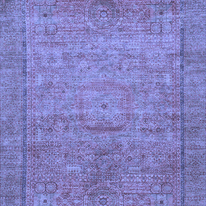 Oriental Blue Modern Rug, abs1468blu