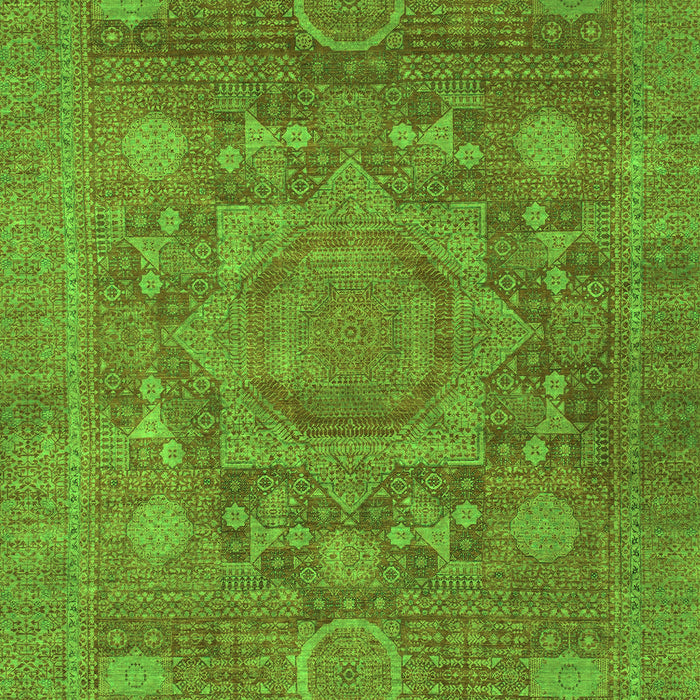 Oriental Green Modern Rug, abs1469grn