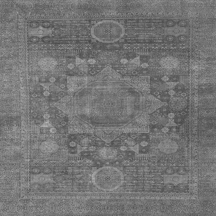 Square Oriental Gray Modern Rug, abs1469gry