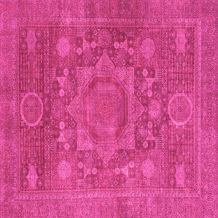 Square Oriental Pink Modern Rug, abs1469pnk