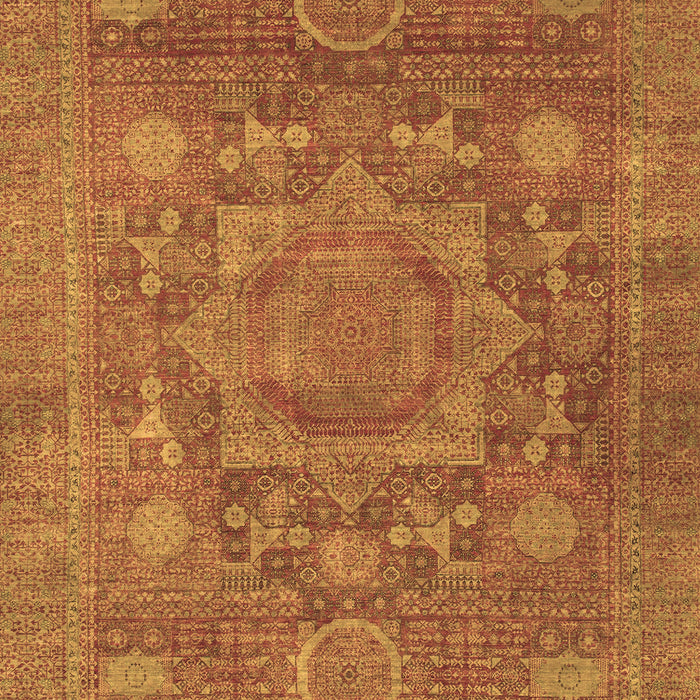 Machine Washable Oriental Brown Modern Rug, wshabs1469brn