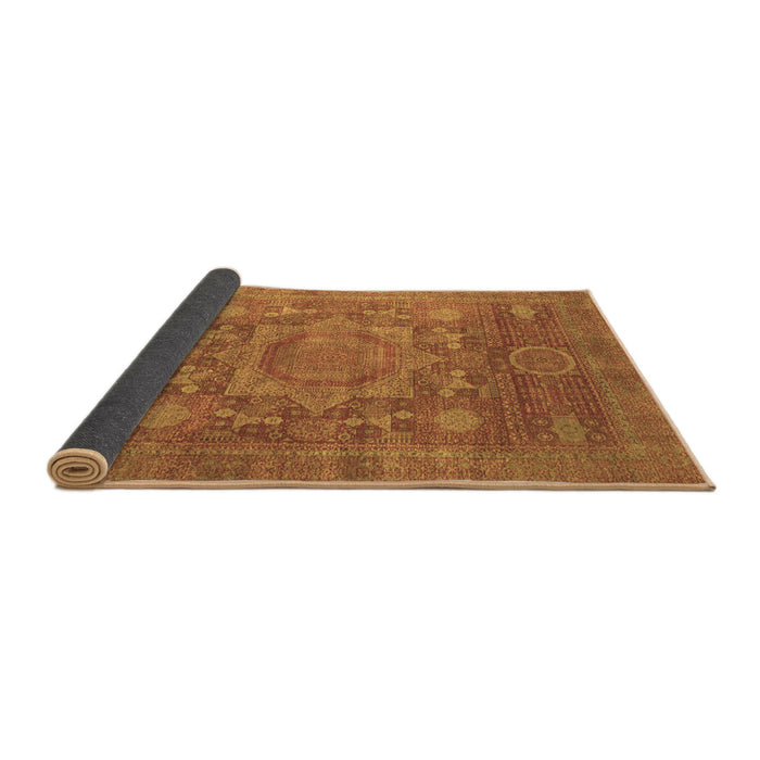 Sideview of Oriental Brown Modern Rug, abs1469brn