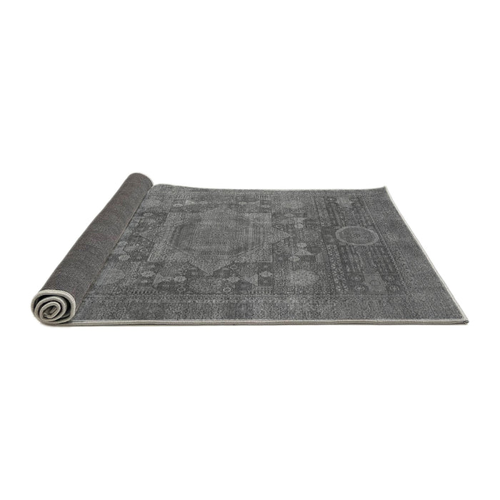 Sideview of Oriental Gray Modern Rug, abs1469gry