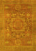 Oriental Yellow Modern Rug, abs1469yw