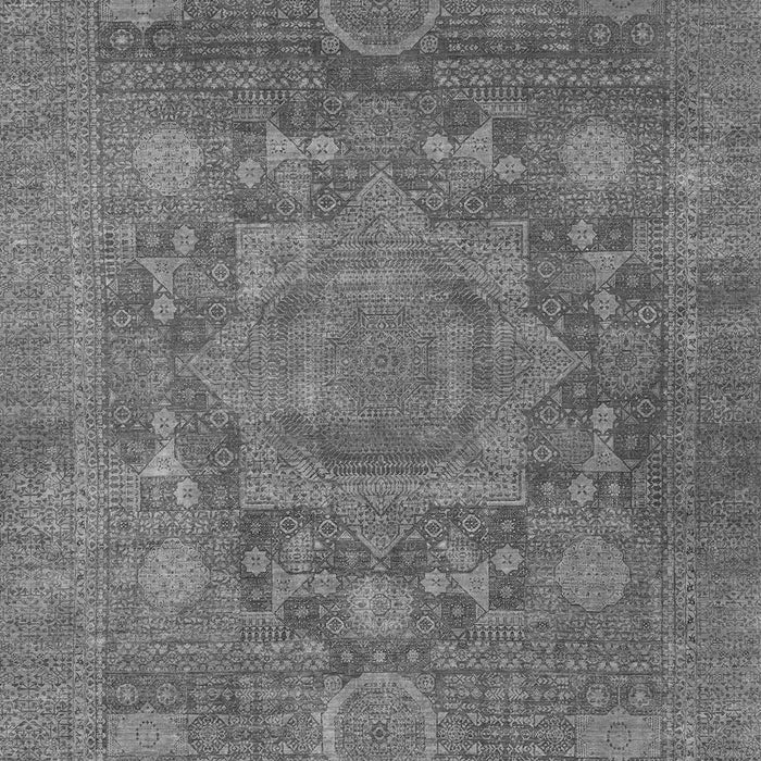 Machine Washable Oriental Gray Modern Rug, wshabs1469gry