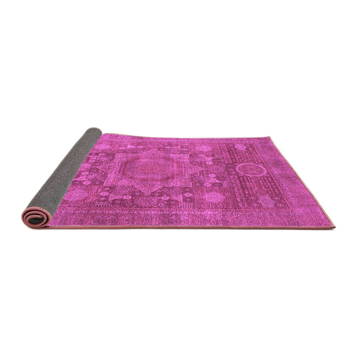 Sideview of Oriental Purple Modern Rug, abs1469pur