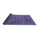 Sideview of Oriental Blue Modern Rug, abs1469blu