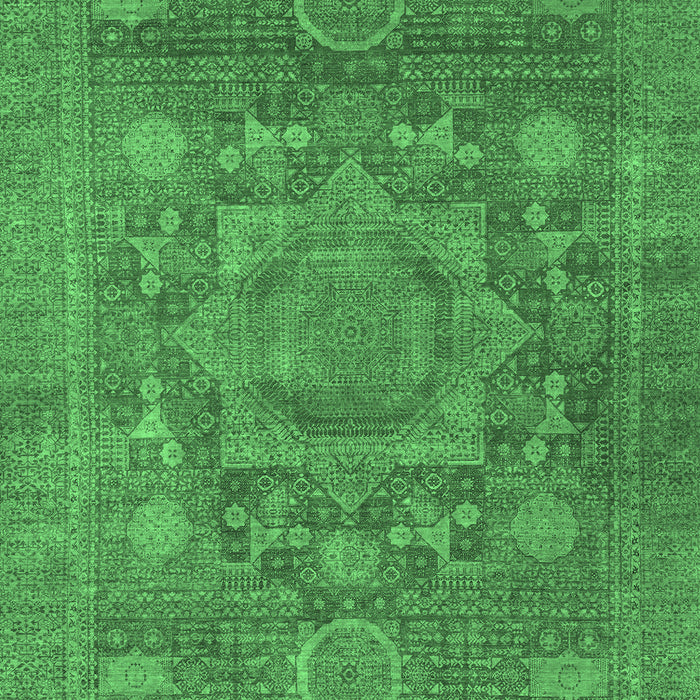 Oriental Emerald Green Modern Rug, abs1469emgrn
