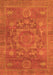 Oriental Orange Modern Rug, abs1469org